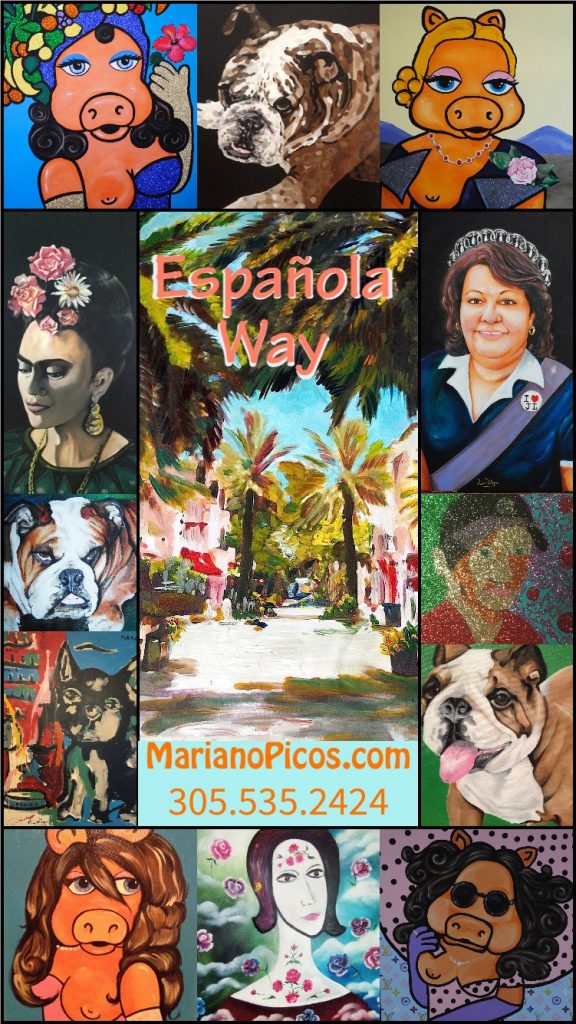 Pop Art by PicosPelegri.com Miami Beach. VArious Paintings of pop art, portraits and etc.