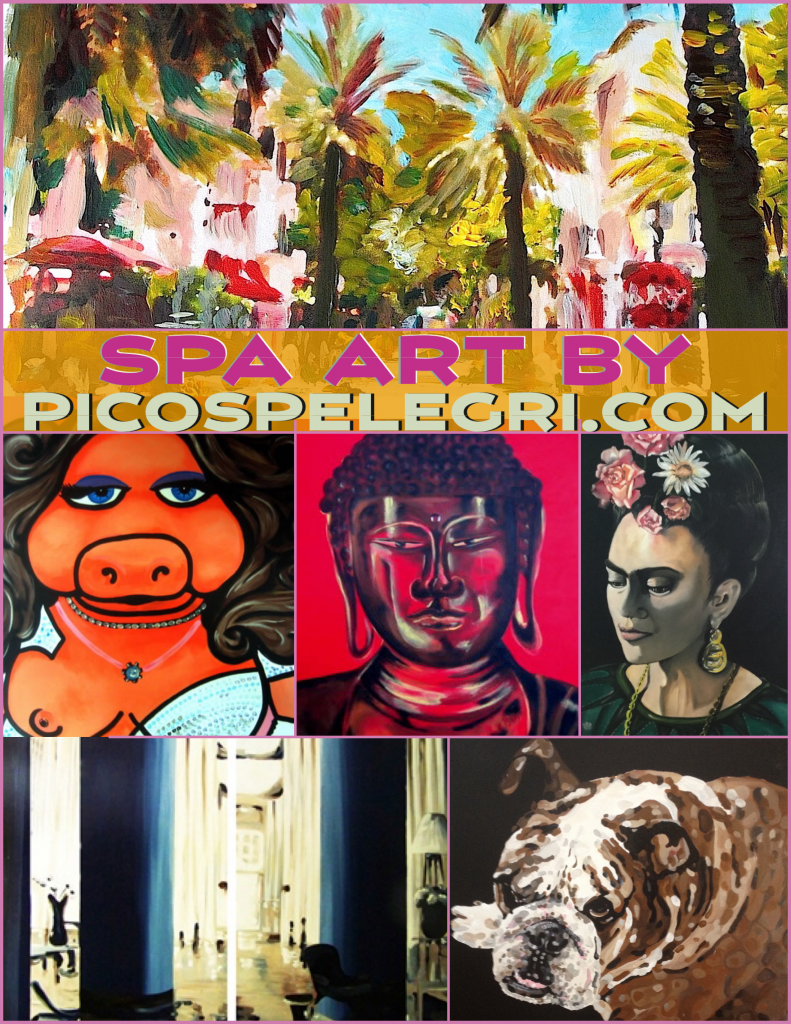 Pop Art by Picos Pelegri. Various pop art paintings for an advert.