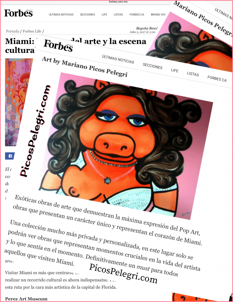 Pop Art by PicosPelegri.com Miami Beach. VArious Paintings of pop art, portraits and etc.
