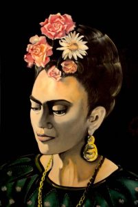Painting of "Frida Kahlo"... Pop Art by PicosPelegri.com